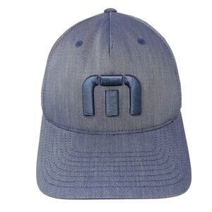 Travis Mathew Fitted Baseball Cap Blue One Size Lightweight Embroidered Flexfit